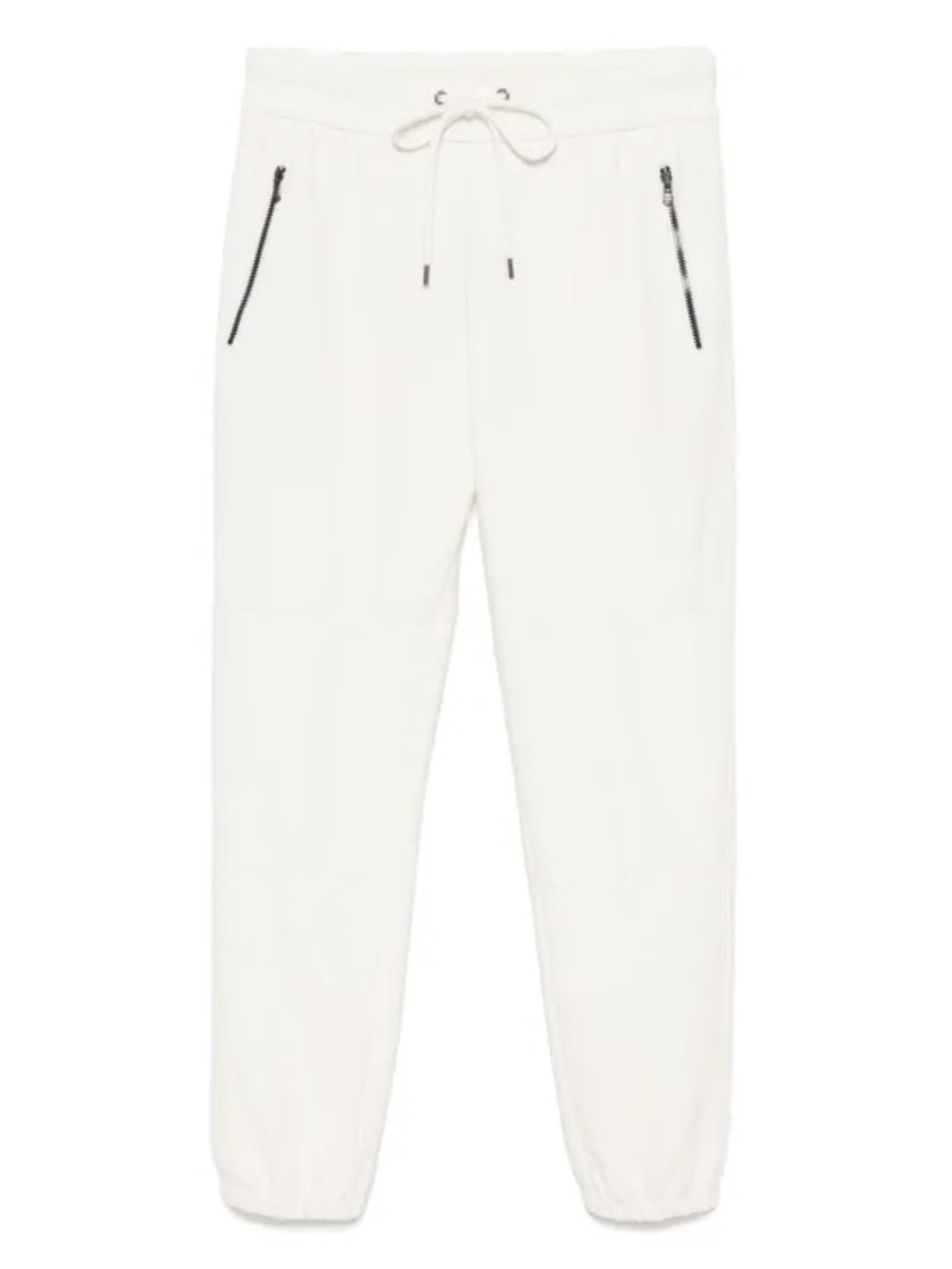 James Perse White Drawstring Jogger Pants | Size 0
